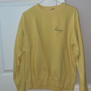 Honey Brandy Melville Crewneck